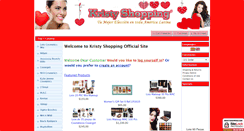 Desktop Screenshot of kristyshopping.com